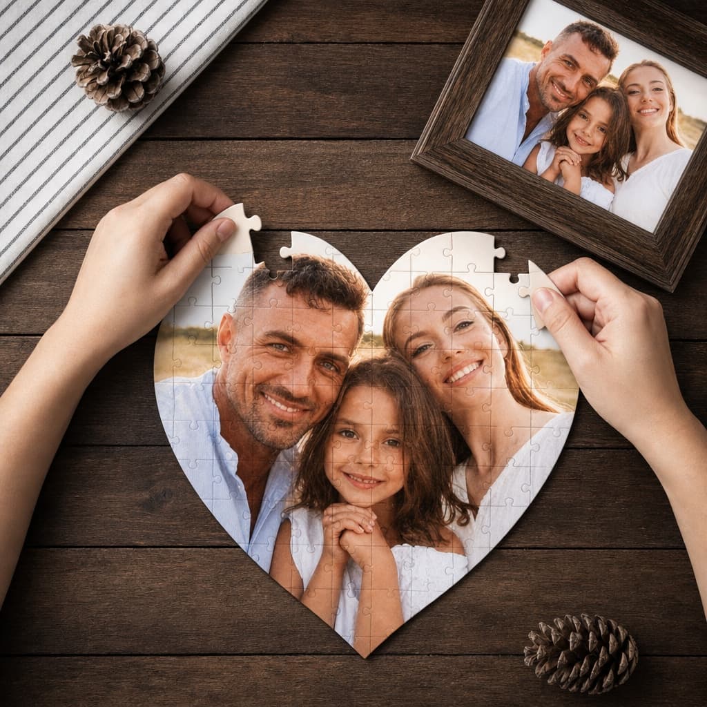 Personalized heart puzzle (1/2)