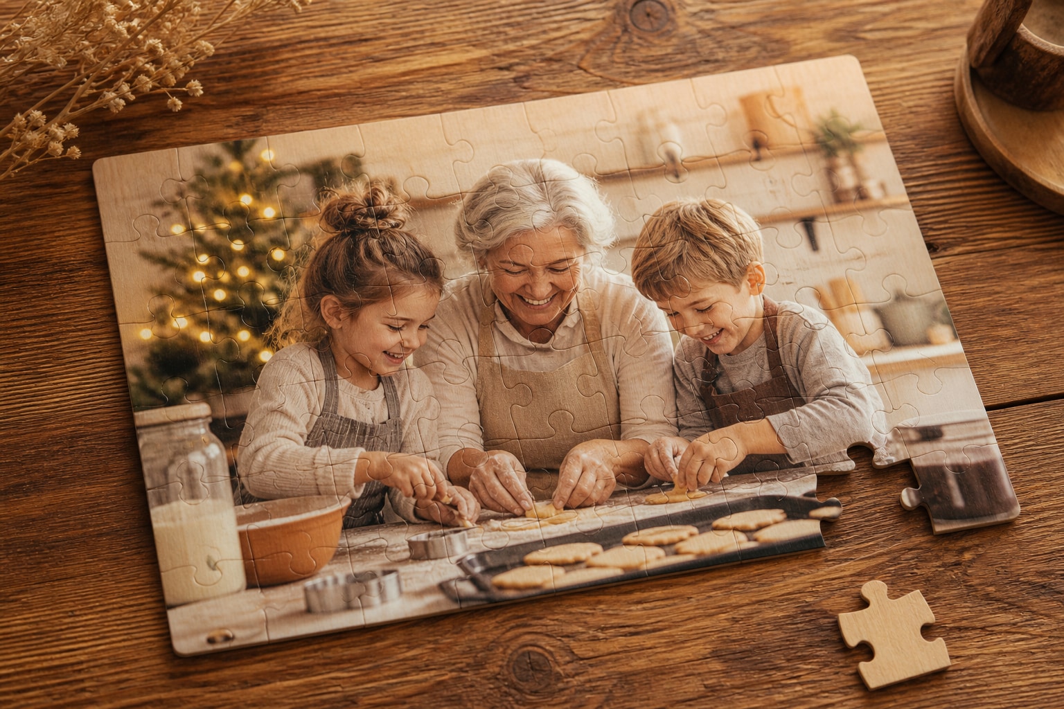 Personalized wooden puzzle A4