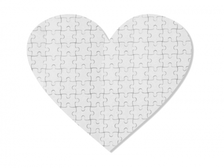 Personalized heart puzzle — alternate